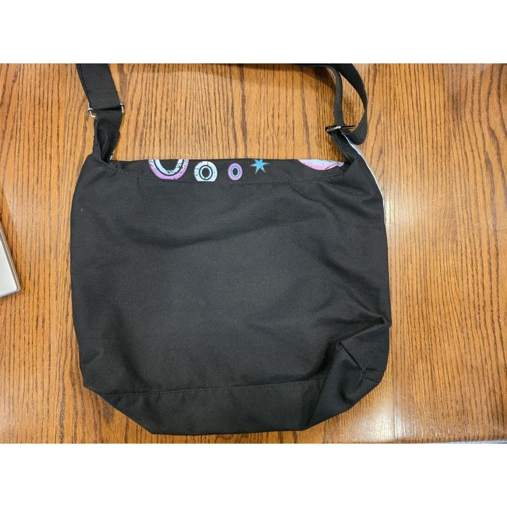 Disney Tinkerbell Messenger Bag Zippered Side Pockets Large Graphic Y2K Style